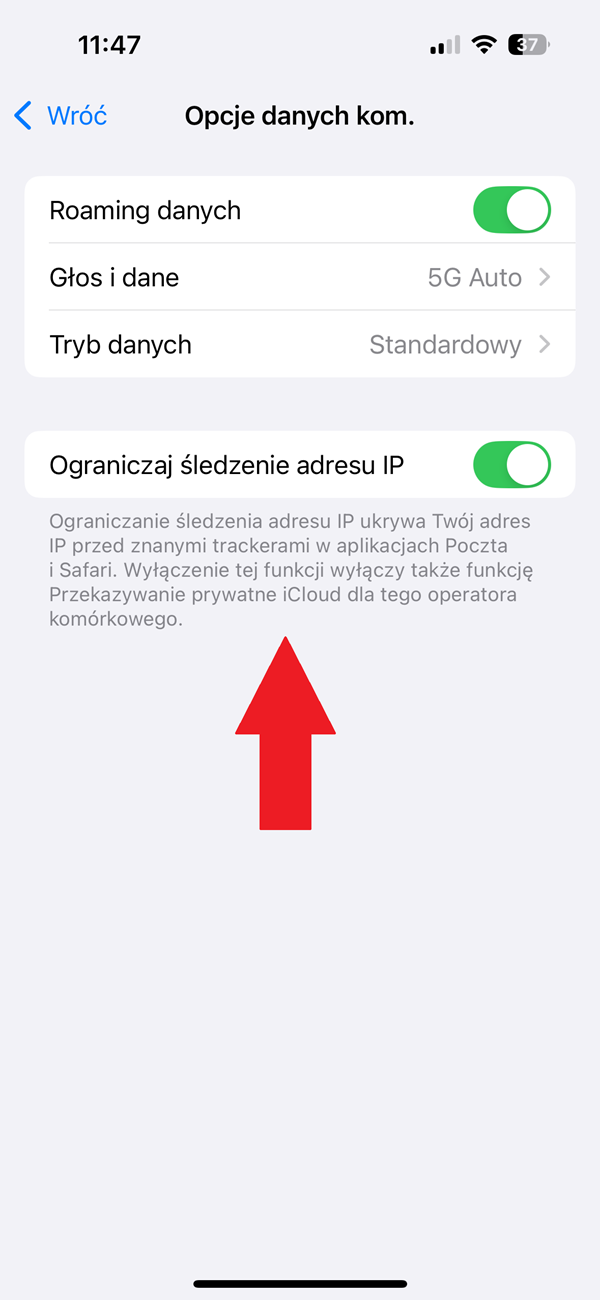 Ograniczanie śledzenia IP