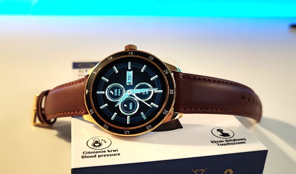 Manta SWT06BP Goldenstar – recenzja eleganckiego smartwatcha o klasycznym wyglądzie