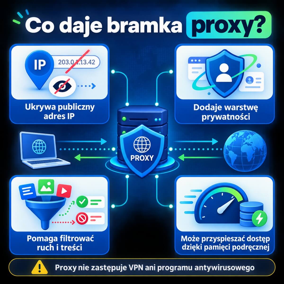 Bramka proxy. Co to jest i do czego się przyda? Wyjaśniamy