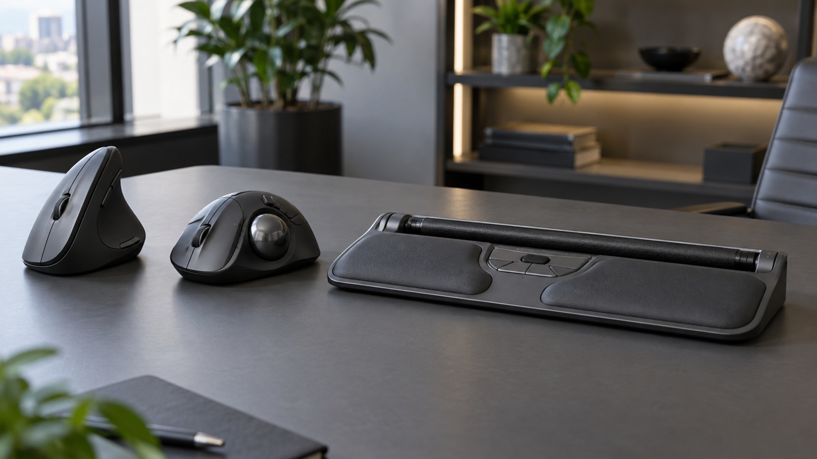 Mysz ergonomiczna to wygodna praca i mniej problemów z nadwyrężeniami dłoni. Fot. Unsplash