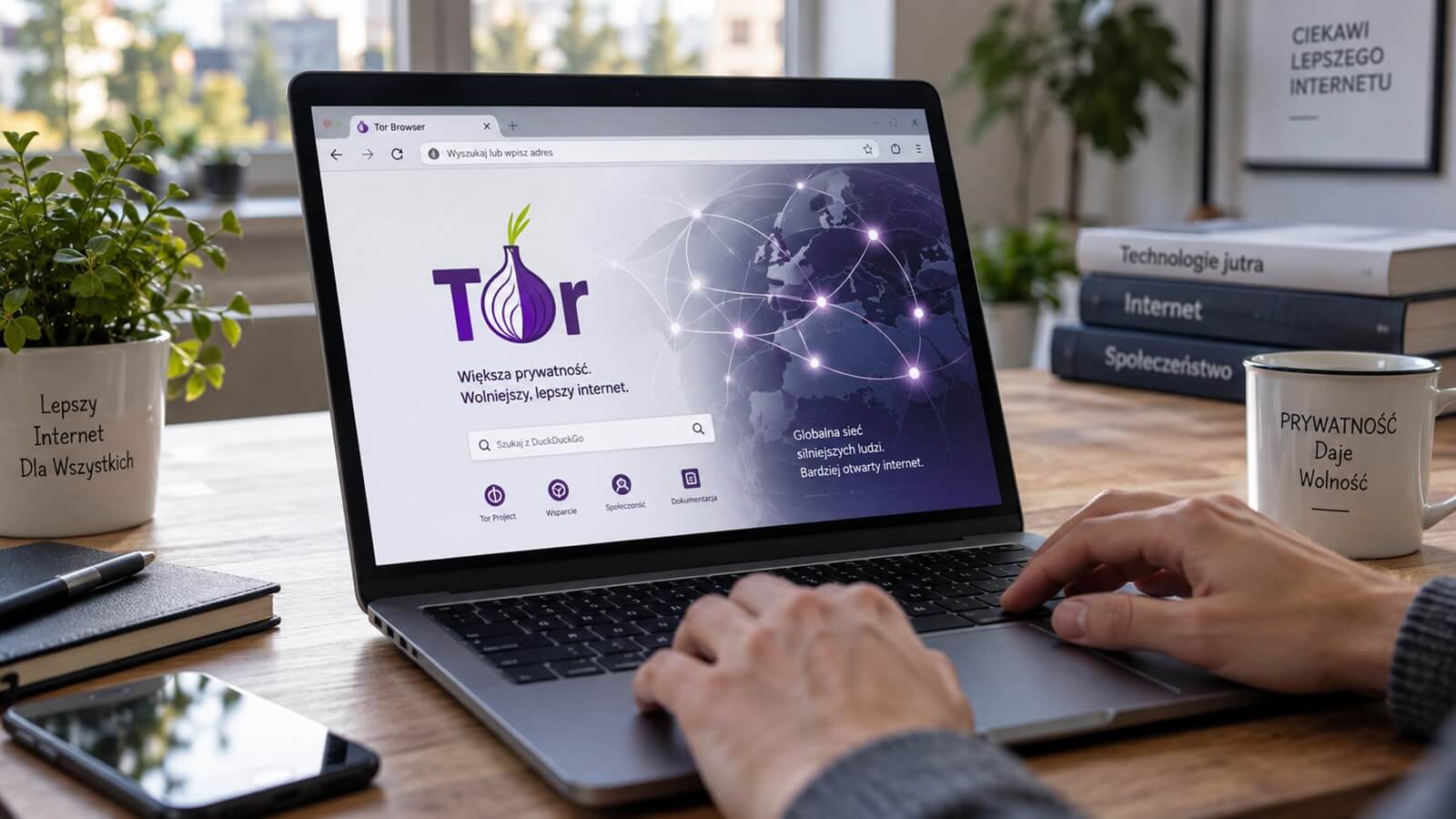 TOR - czyli sposób na korzystanie z internetu tak, aby uniknąć śledzenia. Fot. HotGear. 