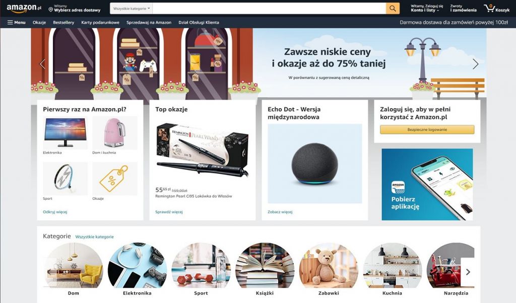 Oficjalnie startuje sklep Amazon.pl