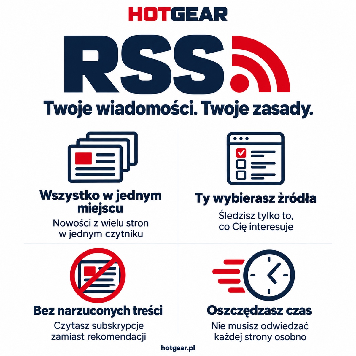 RSS: co to jest i jak czytać wiadomości bez algorytmów?