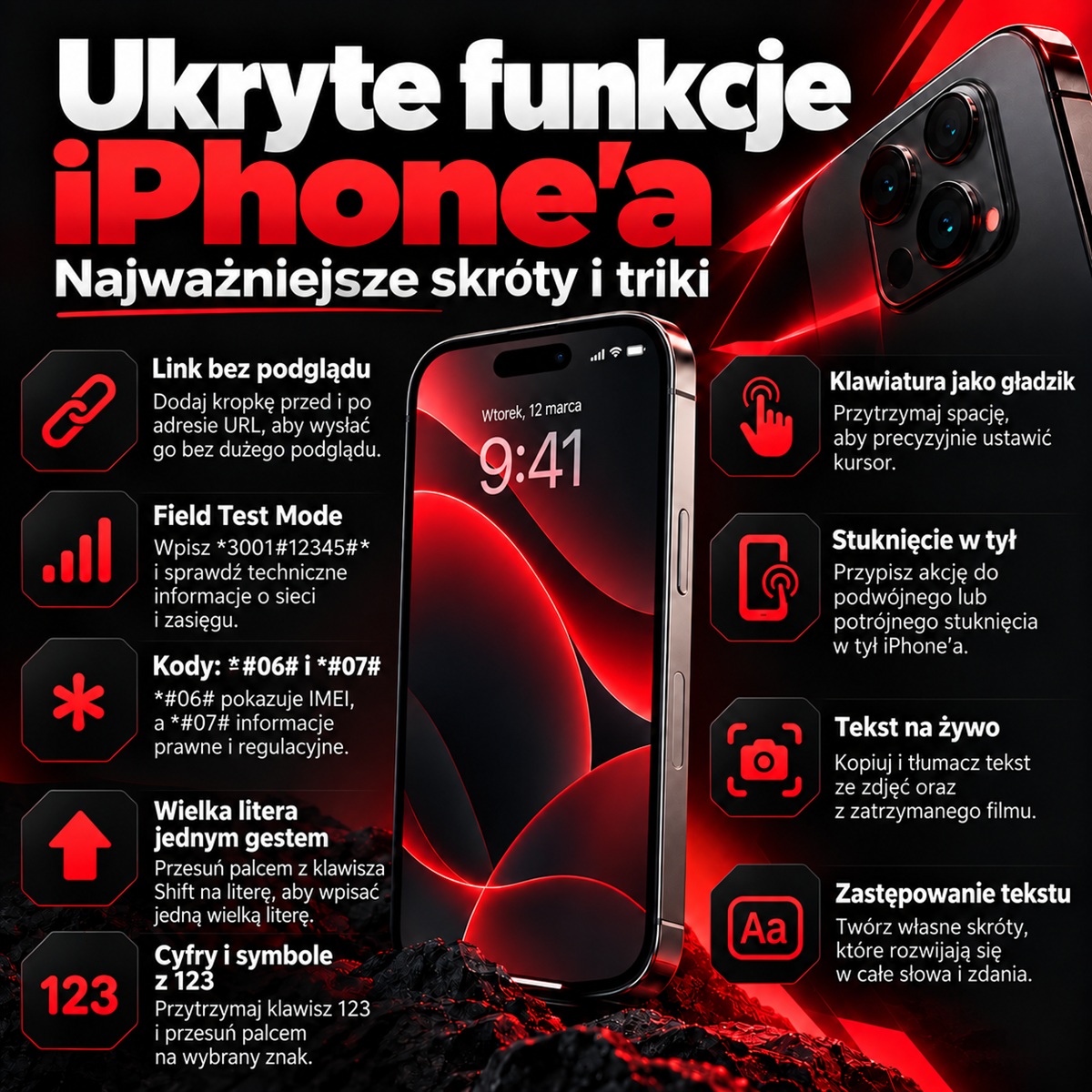 12 ukrytych funkcji iPhone’a, które warto znać