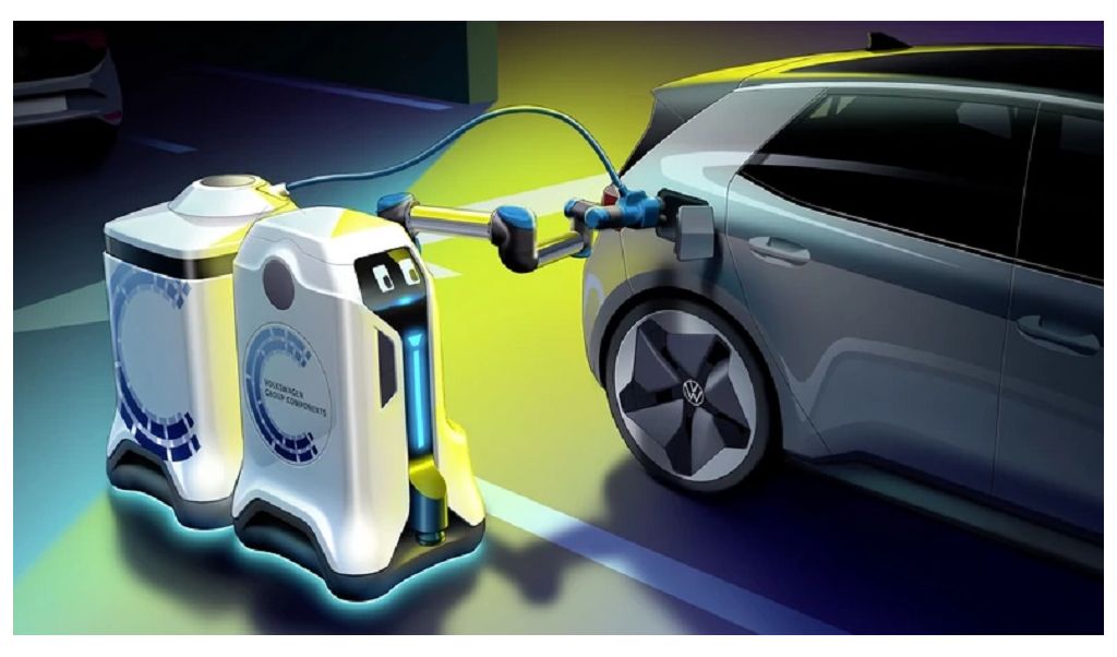 Volkswagen tworzy robota, który sam naładuje auta elektryczne