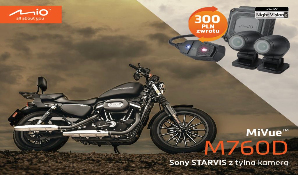 Masz motocykl i szukasz wideorejestratora? Mio organizuje ciekawą promocję