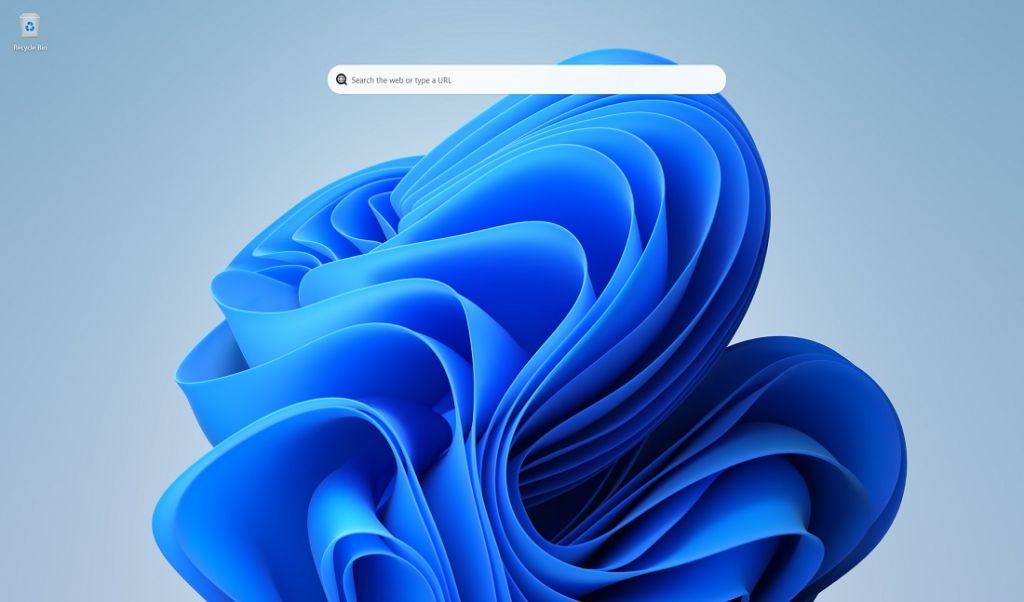 Microsoft testuje pasek wyszukiwania na pulpicie Windows 11