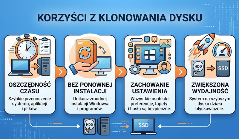 Klonowanie dysku – czyli jak przenieść wszystko ze starego komputera na nowy
