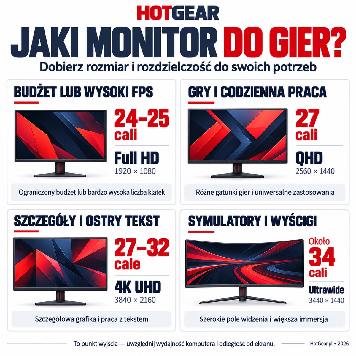 Monitor dla gracza. Jakie powinien mieć funkcje?