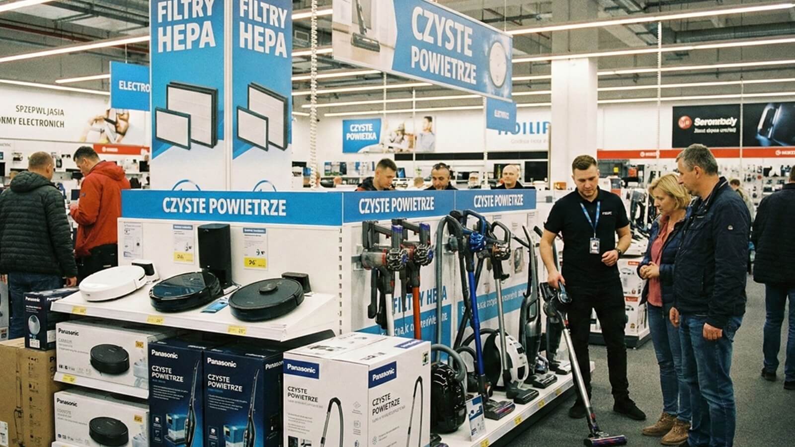 Filtry HEPA oczyszczają powietrze z kurzu, pyłu i alergenów. Fot. HotHear