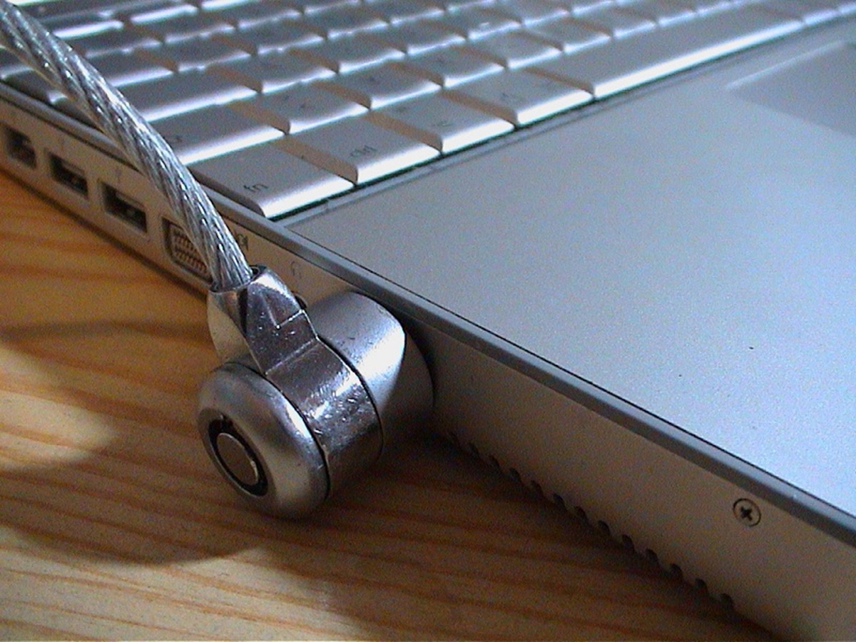 Kensington lock w laptopie