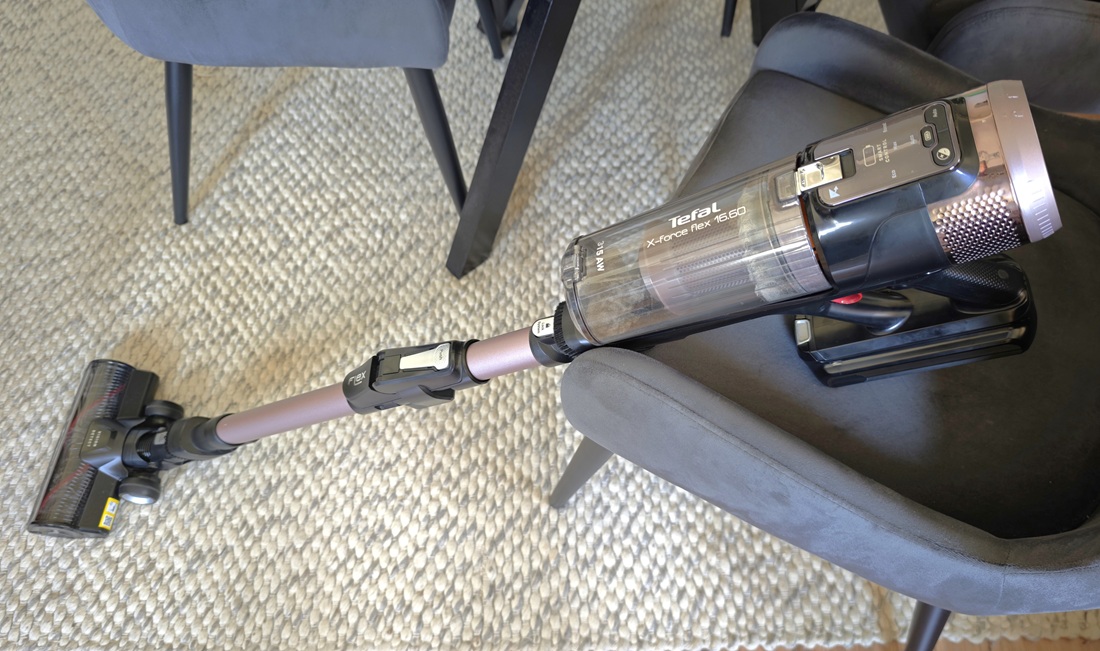 Tefal X-Force Flex 16.60 - jeden z najbardziej wydajnych odkurzaczy bezprzewodowych na rynku. Fot. HotGear