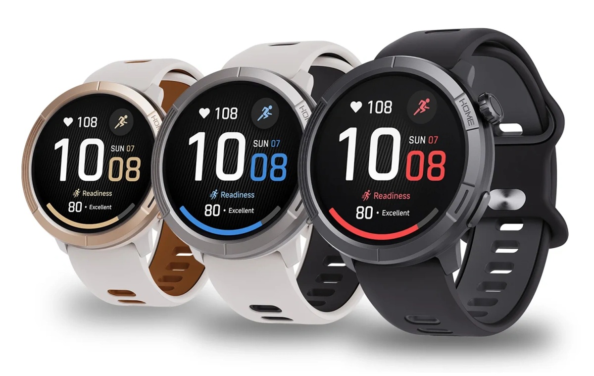 Stelio Activ Pro AI GPS w trzech odmianach kolorystycznych.
