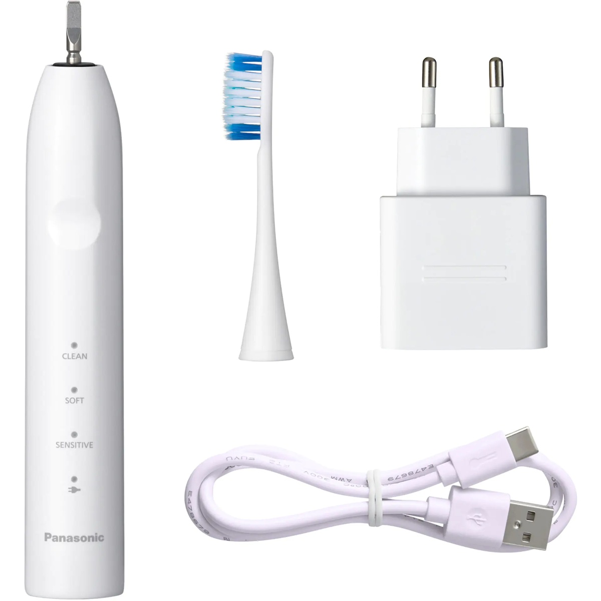 Panasonic EW-DCA3 wraz z akcesoriami. 